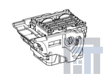 64321-2011 Автомобильные разъемы 53P CMC RCPT R WIRE OUTPT,BLK CD