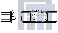 9-967391-2 Автомобильные разъемы MESSERLEISTE MIX23P