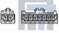 917686-1 Автомобильные разъемы 2.5SIG DLOCK PLG HSG 2P