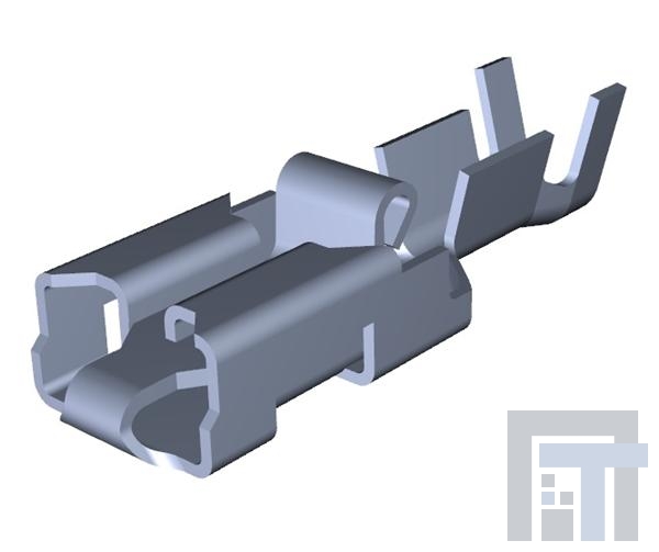 927854-6-(CUT-STRIP) Автомобильные разъемы TAB RECEPT Cut Strip of 100