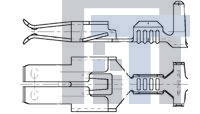 928845-1 Автомобильные разъемы TIMER KONTAKT F PCB