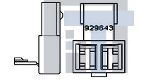 929643-1 Автомобильные разъемы 2P KUPPLUNGSGEH