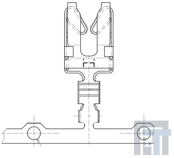 94509-0103 Автомобильные разъемы FORK TERMINAL 0 8 TAB - SECT. 0 35-0 5