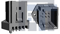 953363-1 Автомобильные разъемы 6W MQS STRAIGHT HDR W EAR