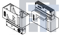 953736-5 Автомобильные разъемы 26W MQS TAB HSG VIOLET