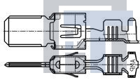 964308-1 Автомобильные разъемы FLACHSTECKER5 8X0 8