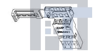 965444-1 Автомобильные разъемы MQS SOCKET HOUSING 3P