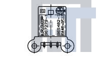 967279-1 Автомобильные разъемы MQS PIN HEADER 90DEG 3P