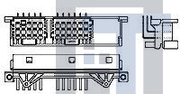 967505-3 Автомобильные разъемы TAB HEADER 2.8MM 32 POS