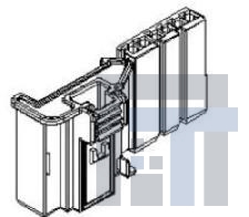 98193-0001 Автомобильные разъемы MOX Rcpt Hsg 0.635 w TPA PA6 Blk SR 6Ckt