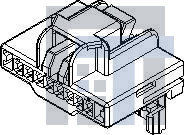 98545-0001 Автомобильные разъемы MOX Rcpt Hsg Wire w TPA PBT Blk SR 8Ckt