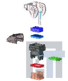 98650-2001 Автомобильные разъемы CMC Rcpt Conn Rt B Conn Rt Blk 48Ckt