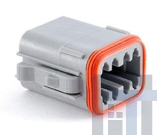 AT06-08SA-SRGRY Автомобильные разъемы 8 Pin Plug Key Positn A w/ Strn Rlf