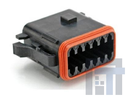 AT06-12SB-SR2BK Автомобильные разъемы 12 Pin Plug Key PosB Strn Rlf & Red. Dia