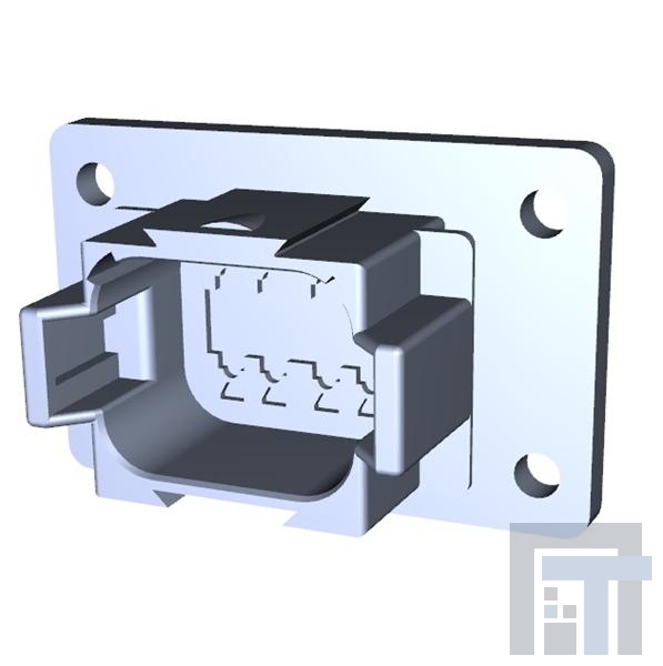 DT04-08PA-L012 Автомобильные разъемы 8P DT RECP ASM KEY A, WELDED FLANGE