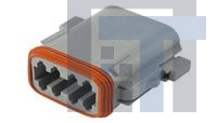 DT06-08SA-P012 Автомобильные разъемы 8P DT PLUG, KEY A GRAY