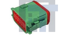 DT06-12SC-P012 Автомобильные разъемы 12P DT PLG ASM KEY C ENH RET GREEN