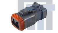 DT06-2S-CE05 Автомобильные разъемы 2P DT PLUG, E SEAL ENH RET, END CAP