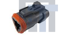 DT06-3S-EP06 Автомобильные разъемы 3P DT PLUG ASM ENH SEAL RET, END CP