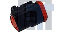 DT06-3S-P012 Автомобильные разъемы 3 WAY DT BLACK PLUG