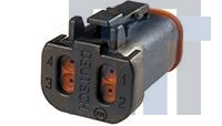 DT06-4S-CE05 Автомобильные разъемы 4P DT PLUG, E SEAL ENH SL RET, END CAP