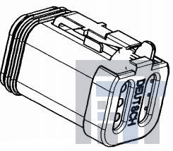 DT06-6S-C017 Автомобильные разъемы DT PLUG ASM