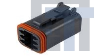 DT06-6S-CE02 Автомобильные разъемы 6P DT PLUG ASM E SEAL, BLACK