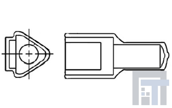 DT3P-BT Автомобильные разъемы 3P DT BOOT RECP GREY