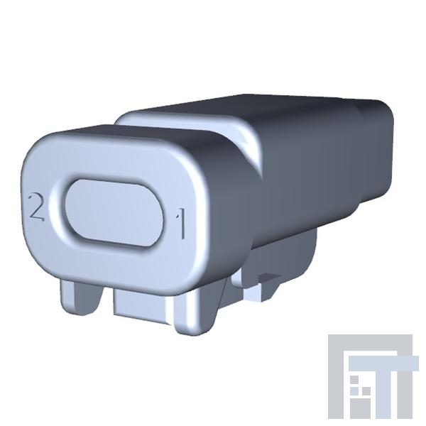 DTM06-2S-P006 Автомобильные разъемы 2P DTM PLUG 120 OHM TERMINATING RESISTOR