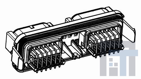 DTM1312PC12PDR008 Автомобильные разъемы RC 90 PINS PCB HEADER C & D KEY