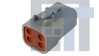 DTP06-4S-C015 Автомобильные разъемы DTP PLUG ASM