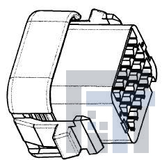 DTV06-18SB Автомобильные разъемы DTV PLUG ASM