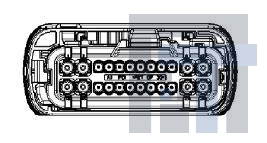 F934000-B Автомобильные разъемы 24WAY WTW FM HSNG BLACK 1.5MM TERM SZ