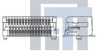 10099099-111LF Соединители для ввода/вывода 20 POS RA SMT CONN