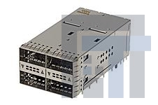 171722-3002 Соединители для ввода/вывода zQSFP+ Stkd 2x3 wEMI Sprng Fngrs LP UD