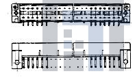 172457-2 Соединители для ввода/вывода POST HDR ASSY 40P MULTI TAP