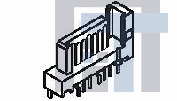 1734699-2 Соединители для ввода/вывода SATA 7P PLUG V/T BLK 15u