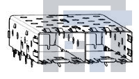 1761014-1 Соединители для ввода/вывода 1 X 2 SFP CAGE PRESS FIT