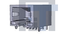 1775452-4 Соединители для ввода/вывода MJ45 W/ YG LED REVERSED 50u Au