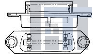 2-552273-1 Соединители для ввода/вывода RECPT 24P PNL MNT 24-26 AWG