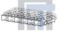 2007250-1 Соединители для ввода/вывода Cage 1x6 EMI Shield w/Springs and LP