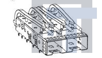 2007262-1 Соединители для ввода/вывода Cage 1x2 EMI Shield w/Springs and LP