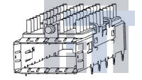 2007667-1 Соединители для ввода/вывода 1X4 QSFP CAGE ASSY BEHIND BZL