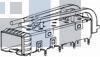 2110929-1 Соединители для ввода/вывода SFP+ 1x1 Cage Assy Light Pipe