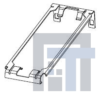 2169851-1 Соединители для ввода/вывода Heat Sink Clip Ganged SFP+