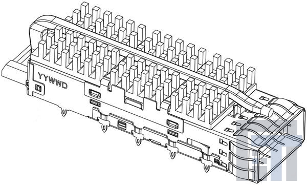 2170705-7 Соединители для ввода/вывода CAGE ASSY, 1X1, SPRING, HS, LP