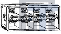 2180324-6 Соединители для ввода/вывода ZSFP+ STACK 2X4 RCPT EMI SPRING W/4 LP