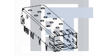 2227317-1 Соединители для ввода/вывода press fit cage assy, single with lp