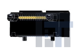 45560-0161 Соединители для ввода/вывода HANDYLINK CRADLE 16P parallel to PCB