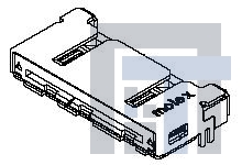 49349-2411 Соединители для ввода/вывода 0.5mm Shutter I/O 24 /O 24p Reverse type